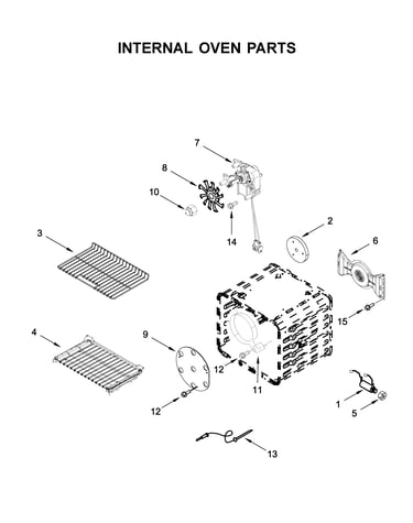Internal oven parts