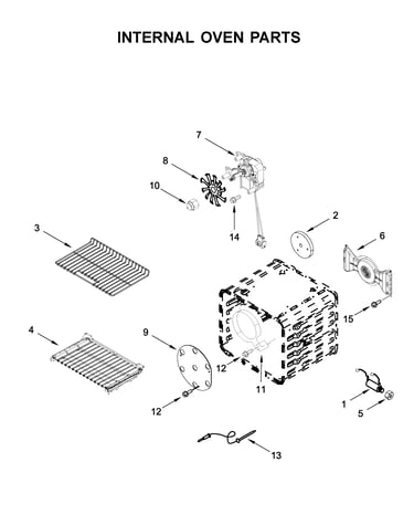 Internal oven parts