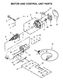 Motor and control unit parts