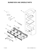 Burner box and griddle parts