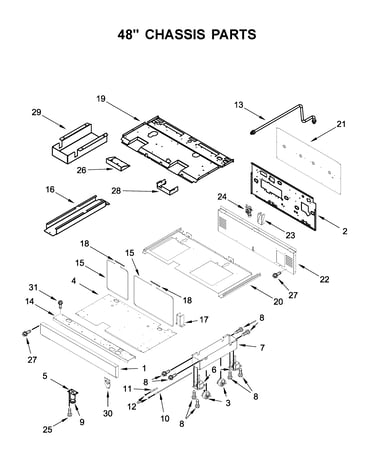 48" chassis parts