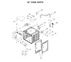 Jenn-Air JDSP548HL00 30" oven parts diagram