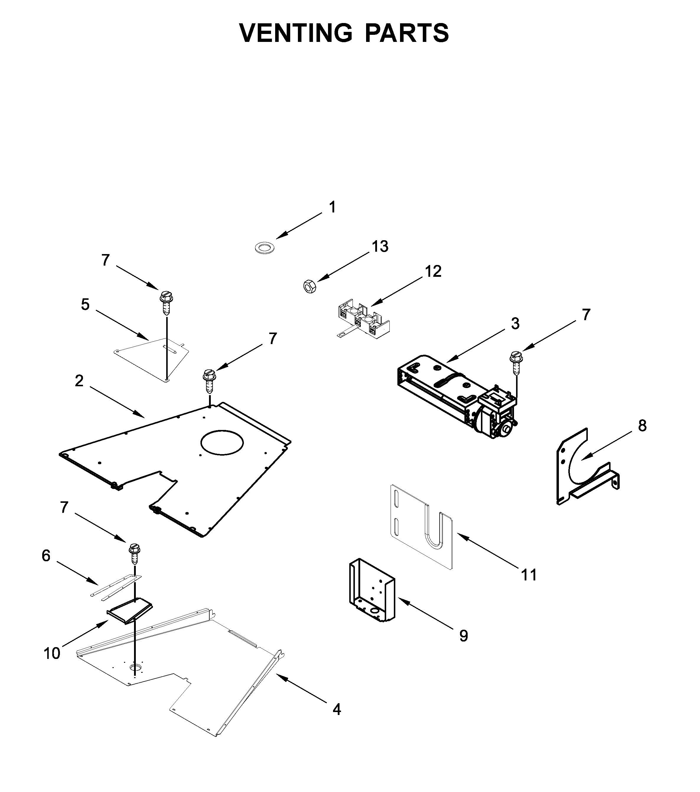 Venting parts