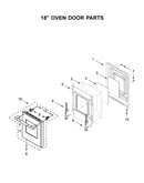18" oven door parts
