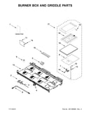 Burner box and griddle parts