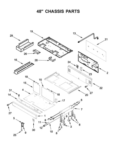 48" chassis parts