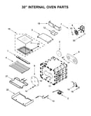 30" internal oven parts