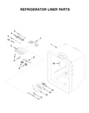 Refrigerator liner parts