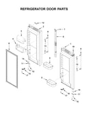 Refrigerator door parts