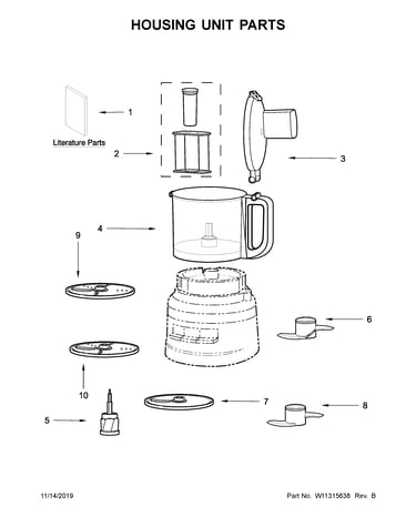Housing unit parts