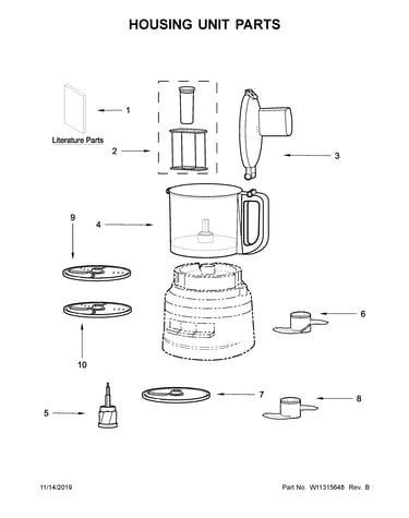 Housing unit parts
