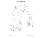 Whirlpool WRF535SWHV02 cabinet parts diagram