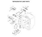 Whirlpool WRF535SWHV02 refrigerator liner parts diagram