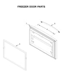 Freezer door parts