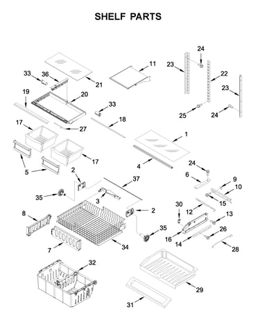 Shelf parts