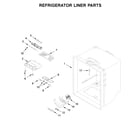 Whirlpool WRF535SMHZ03 refrigerator liner parts diagram