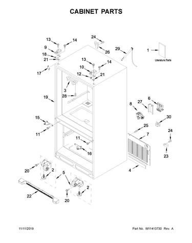 Cabinet parts