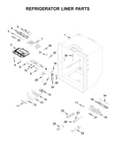 Refrigerator liner parts