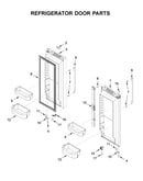 Refrigerator door parts