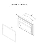 Freezer door parts