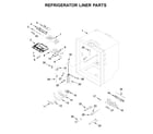Whirlpool WRFA35SWHN02 refrigerator liner parts diagram