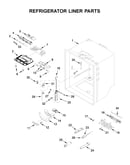 Refrigerator liner parts
