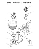 Base and pedestal unit parts