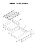 Drawer and rack parts