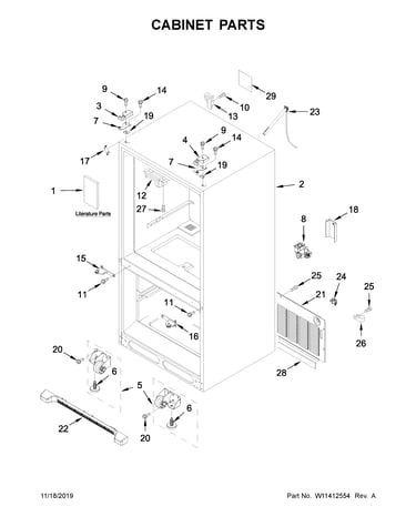 Cabinet parts