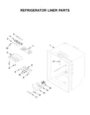 Refrigerator liner parts