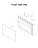 Freezer door parts