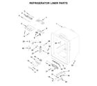 KitchenAid KRFF305EBS02 refrigerator liner parts diagram