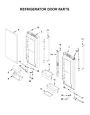 Refrigerator door parts
