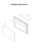 Freezer door parts
