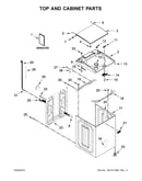 Top and cabinet parts