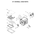 KitchenAid KFDC558JSS00 18" internal oven parts diagram