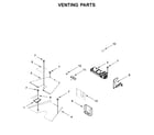 KitchenAid KFDC558JAV00 venting parts diagram