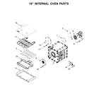 KitchenAid KFDC558JIB00 18" internal oven parts diagram