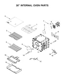 30" internal oven parts