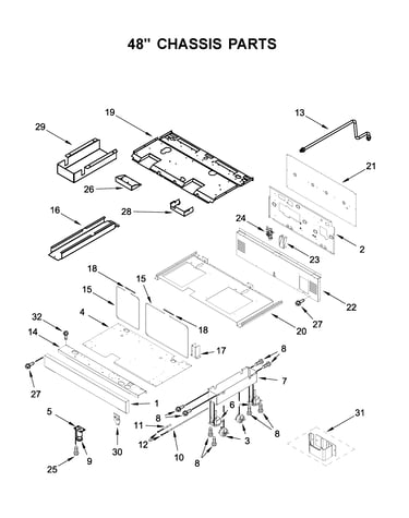 48" chassis parts