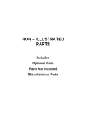 Optional parts (not included)