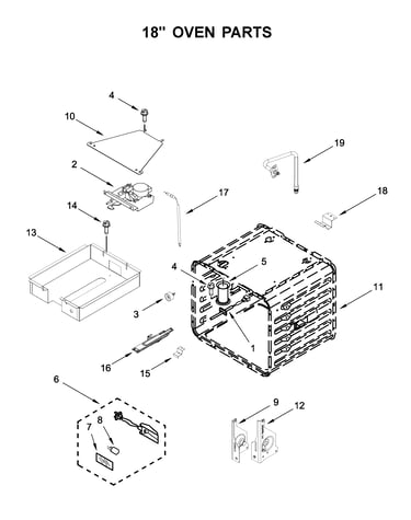 18" oven parts