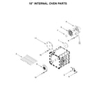 KitchenAid KFGC558JAV00 18" internal oven parts diagram
