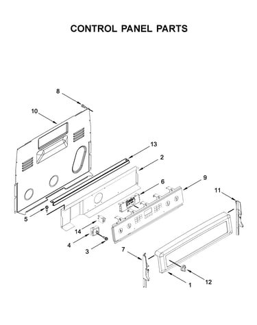 Control panel parts