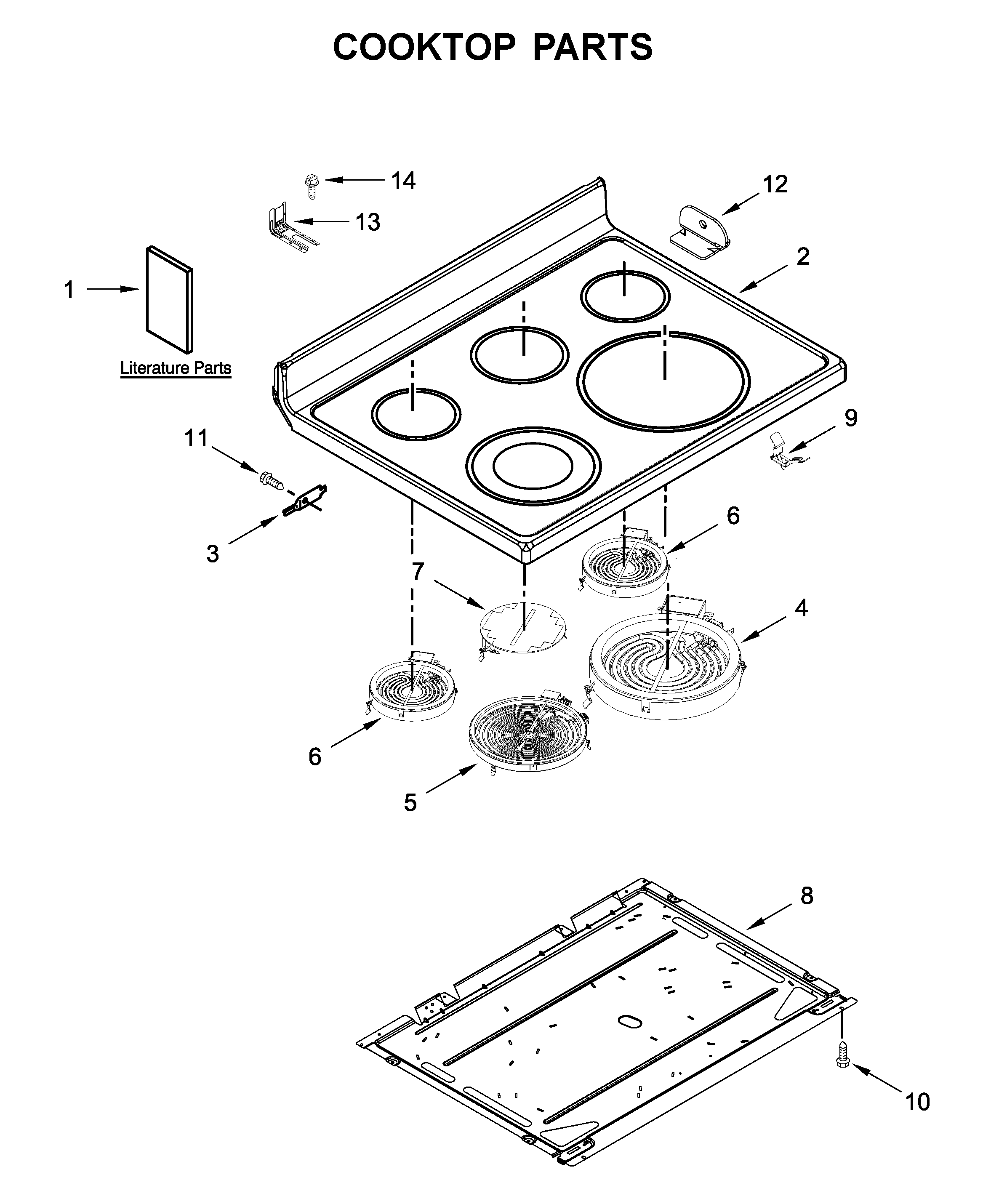 COOKTOP PARTS