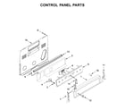 Maytag YMER8800FW2 control panel parts diagram