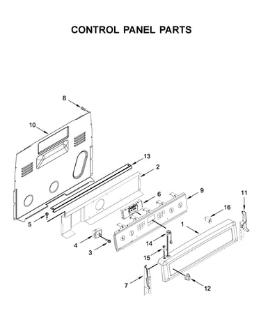 Control panel parts