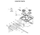 Amana AEP222VAW4 cooktop parts diagram