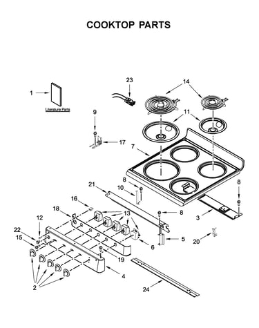 Cooktop parts