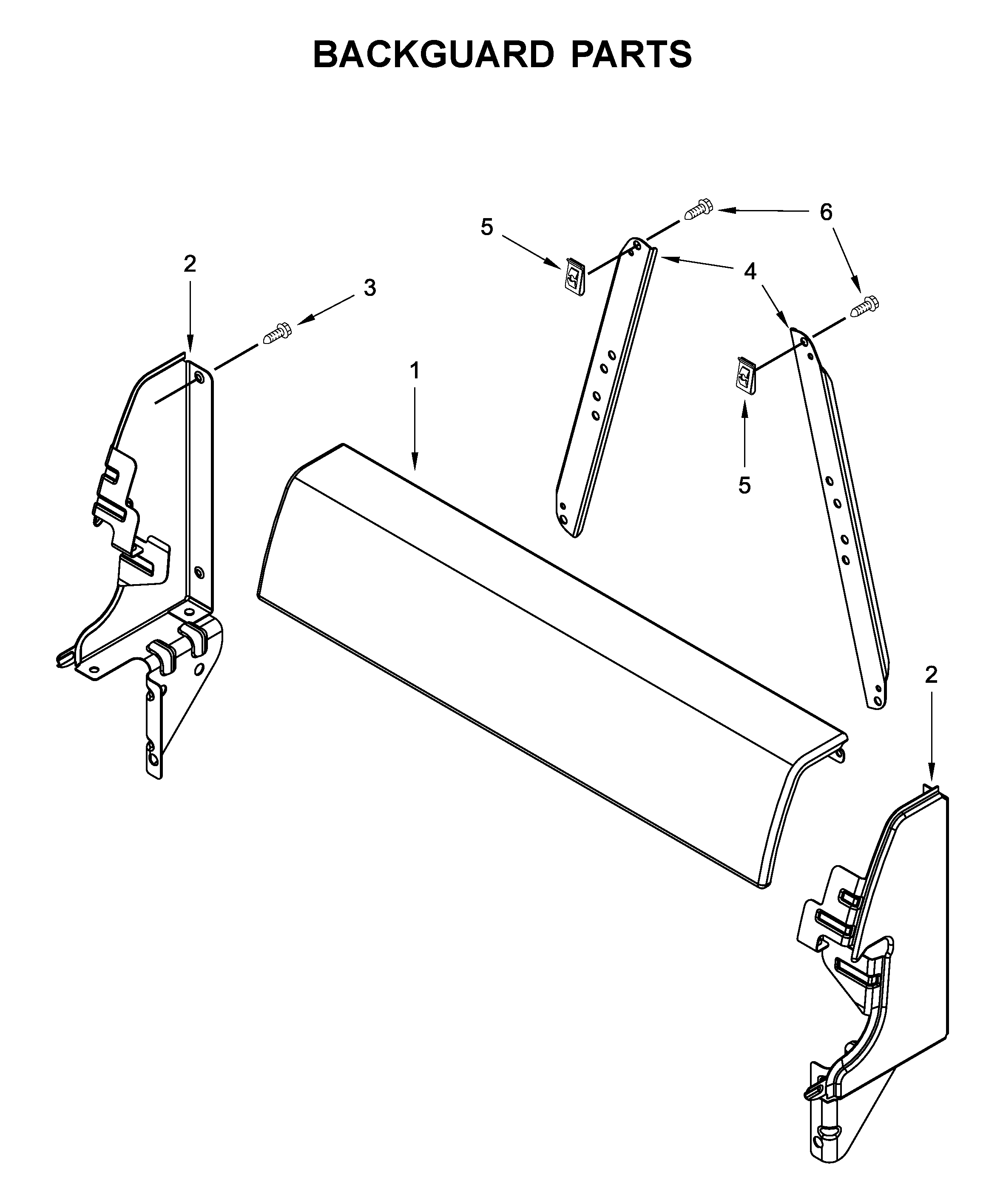 Backguard parts